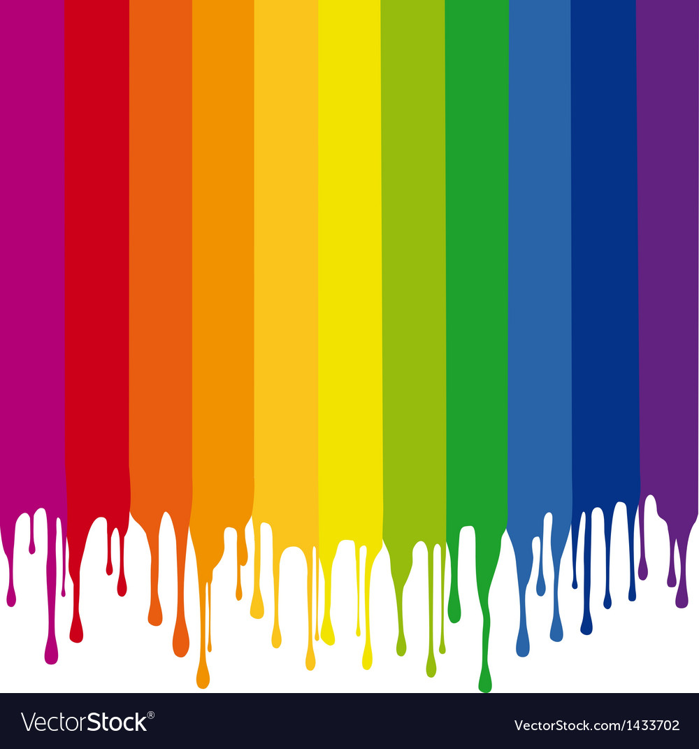 Colorful Stripes Painting With Drops Royalty Free Vector