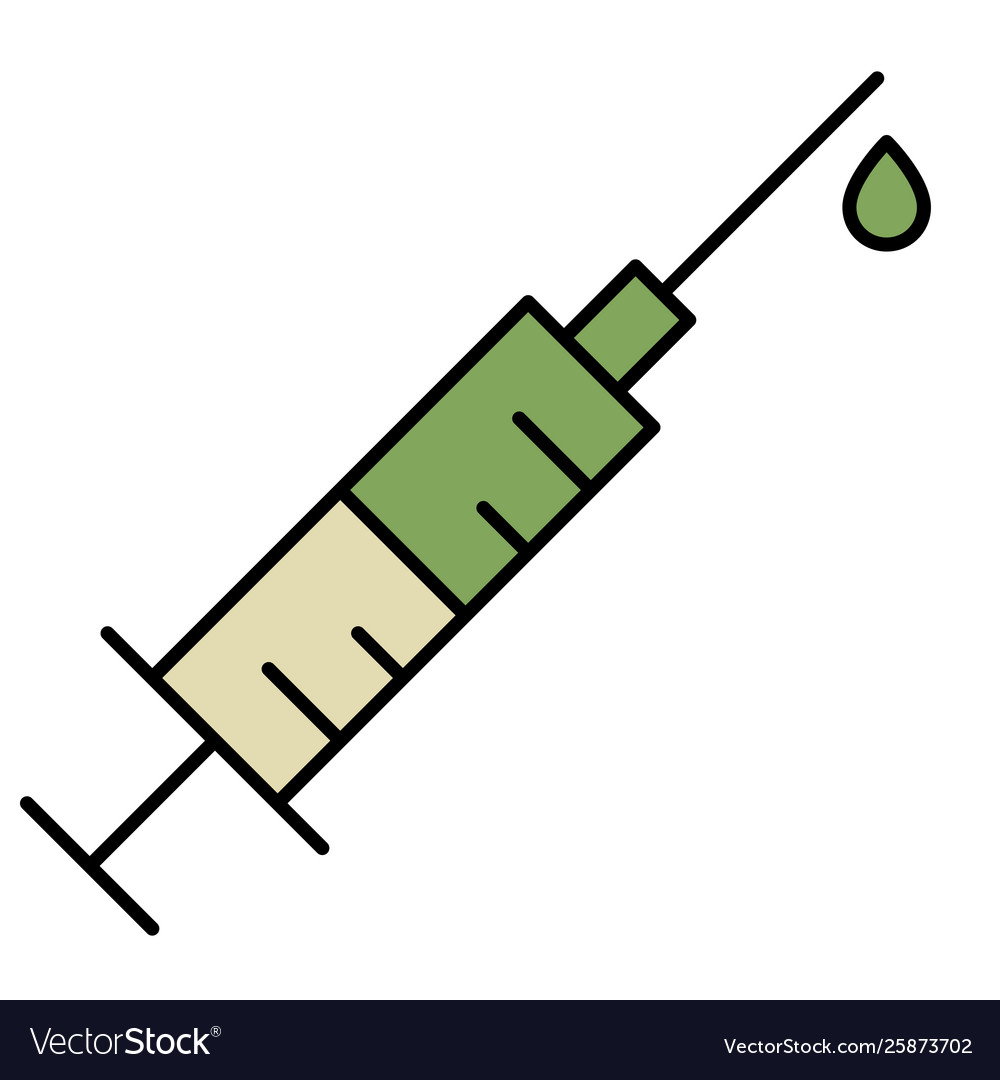 Syringe icon logo template