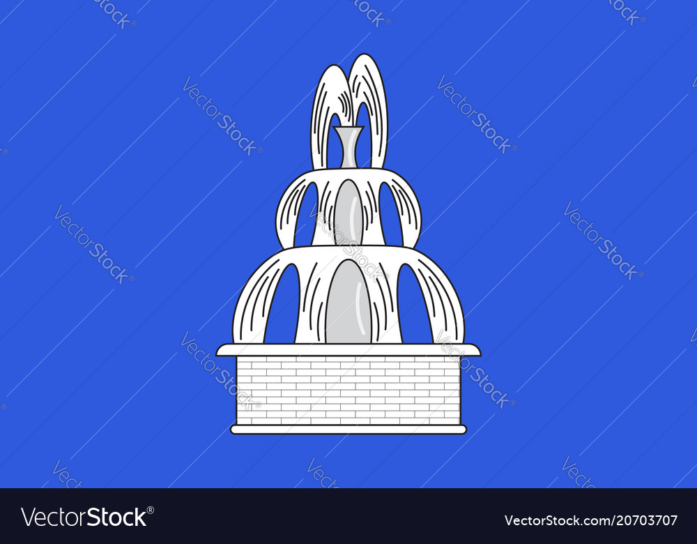 Flag of fontenay-le-comte in vendee pays de la