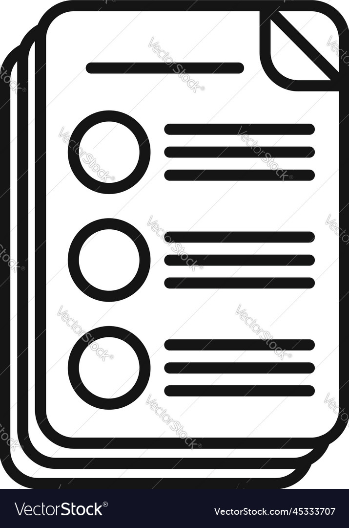 Task Schedule Paper Icon Outline Event Royalty Free Vector task-schedule-paper-icon-outline-event-royalty-free-vector