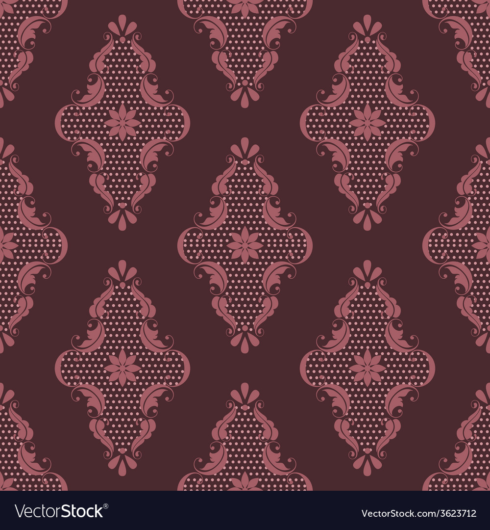 Damask nahtlose Muster Hintergrund eleganter Luxus