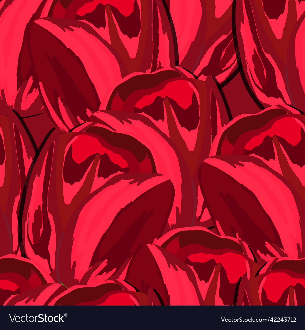 Spring colorful with red Royalty Free Vector Image