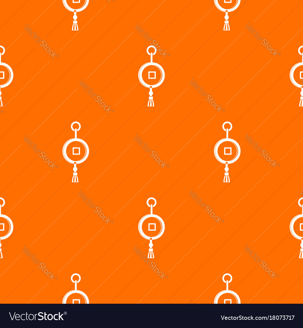 Antique chinese coin pattern seamless Royalty Free Vector