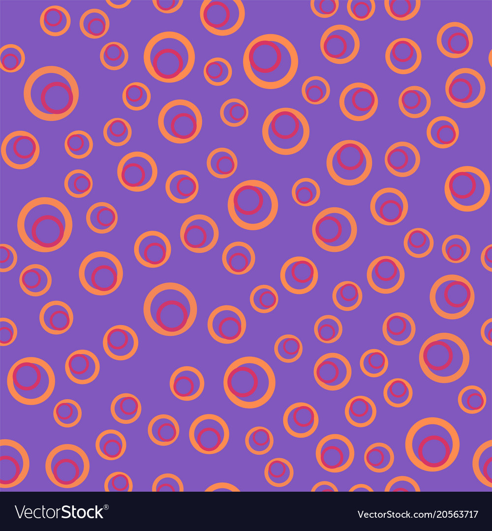 Seamless pattern with dots and round shapes Vector Image