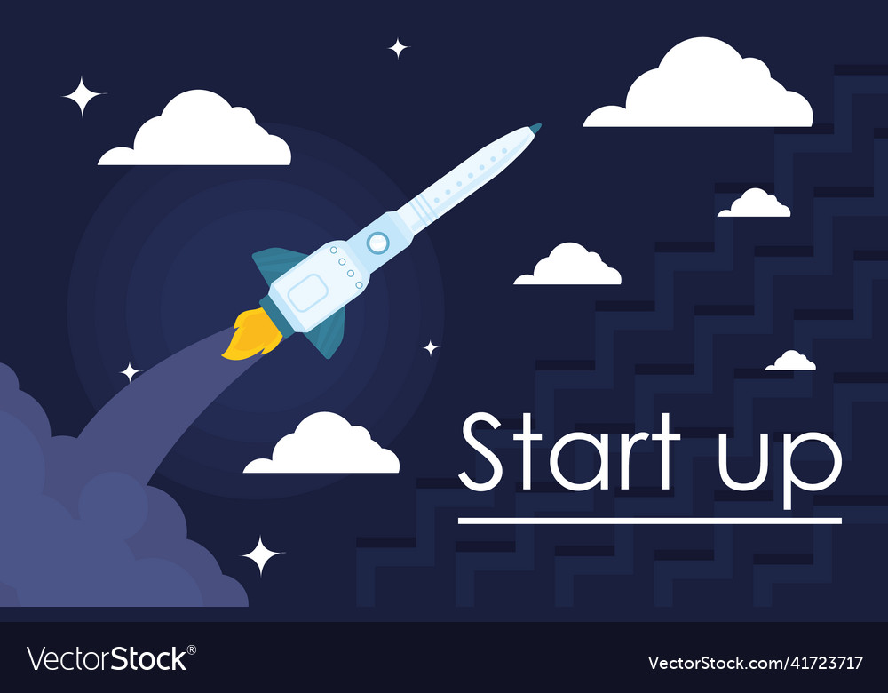 Start up Royalty Free Vector Image - VectorStock