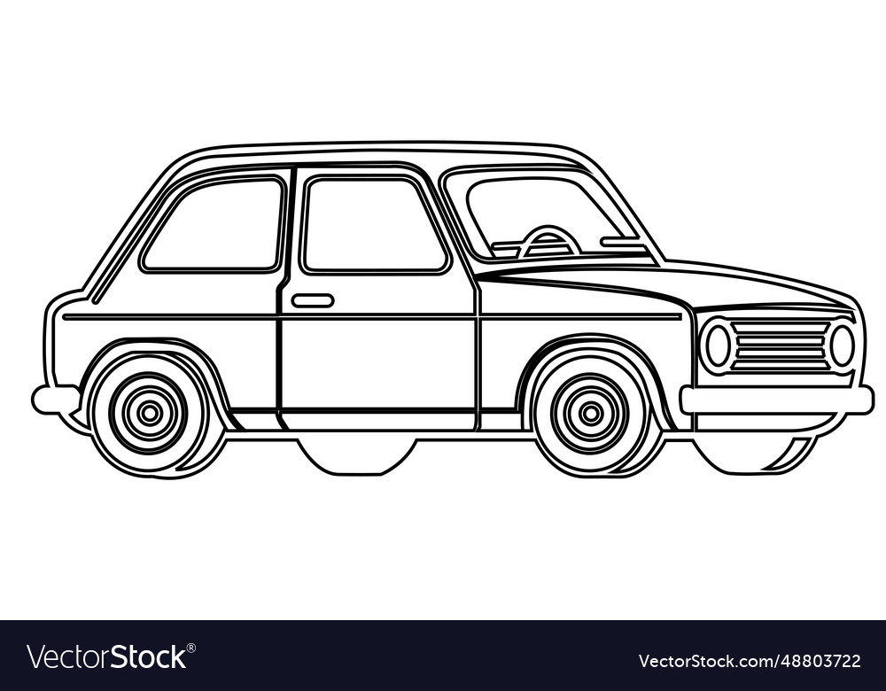 Vehicle car outline