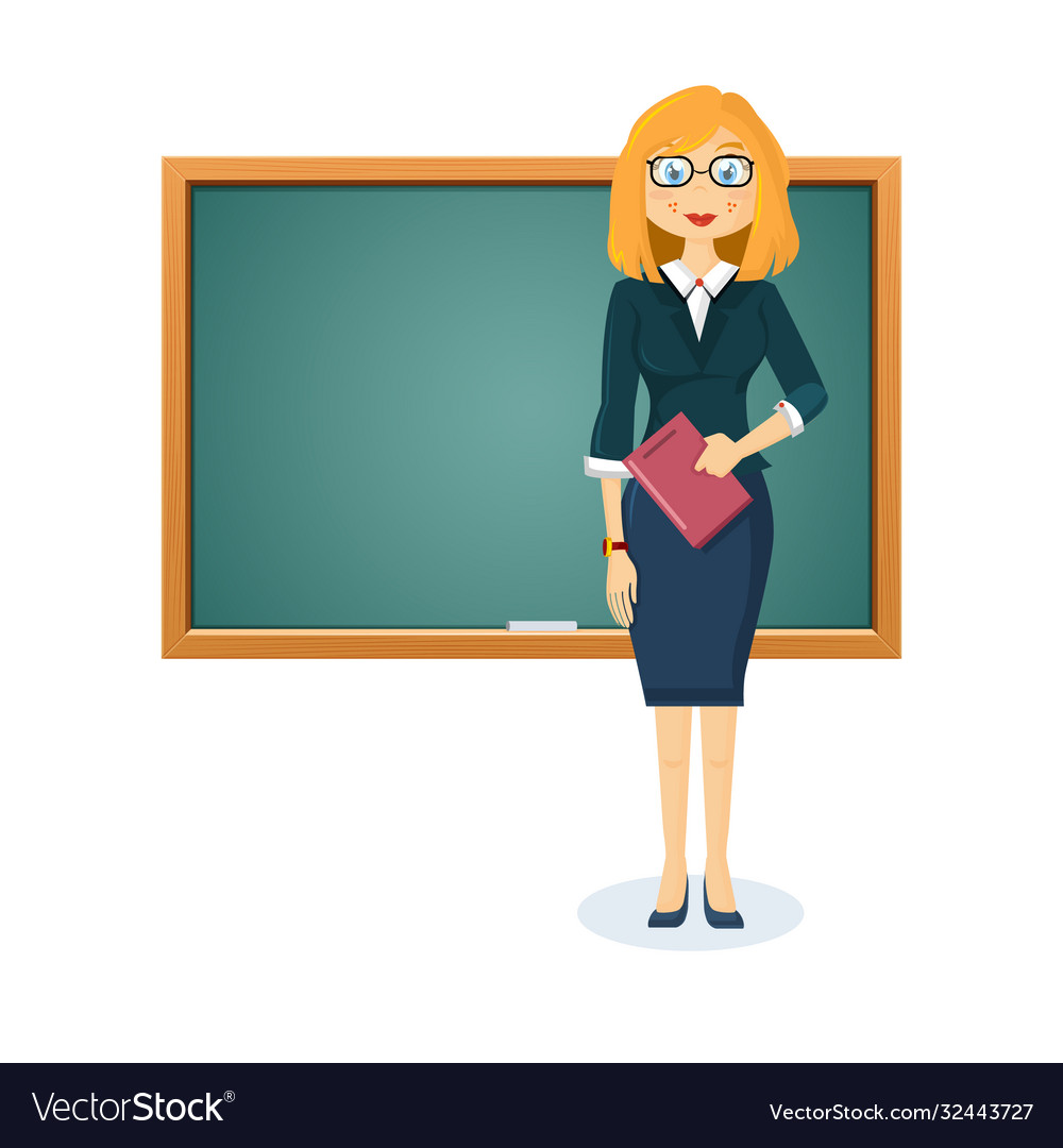 Beautiful girl teacher businesswoman