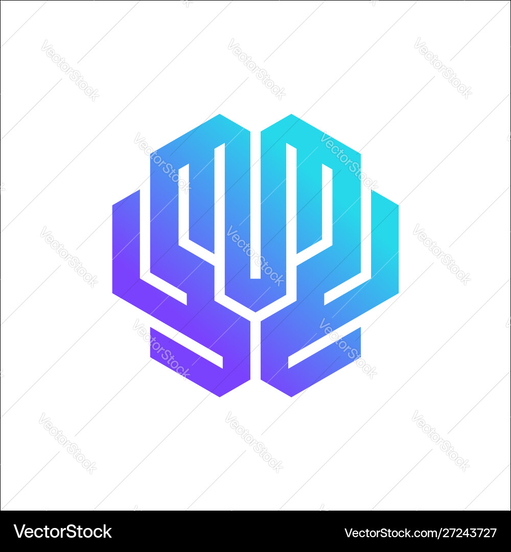 Brain tech logo design template Royalty Free Vector Image