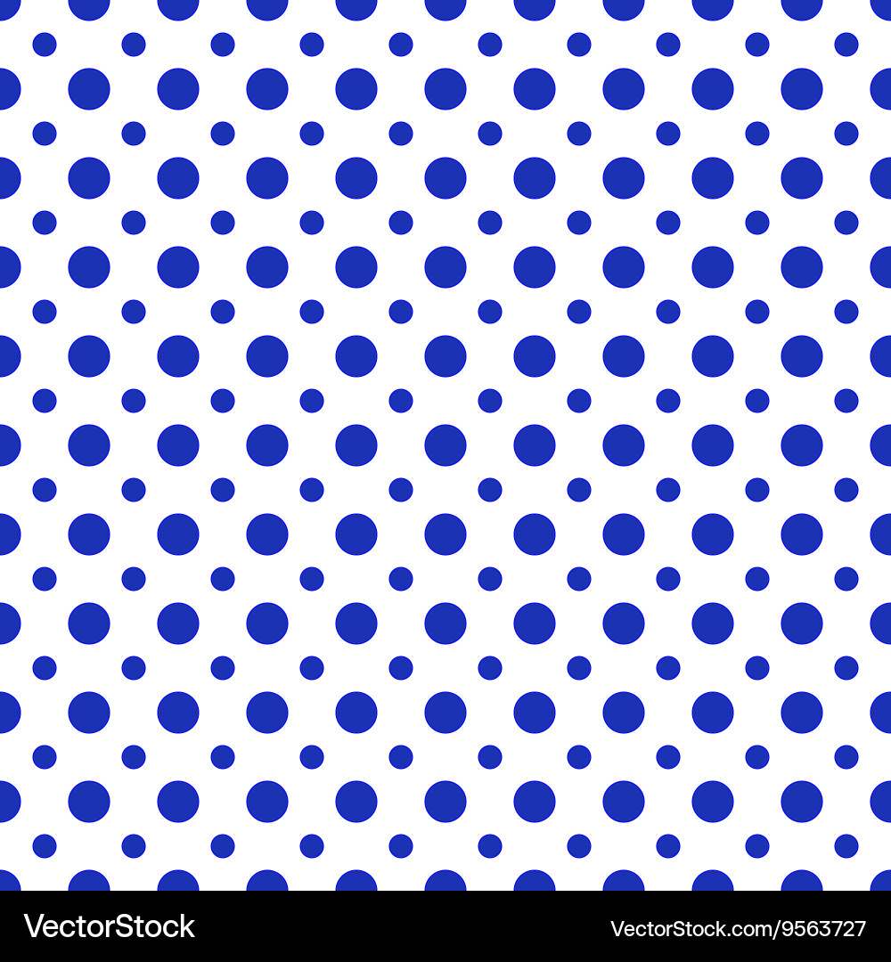 Circle blue seamless pattern Royalty Free Vector Image