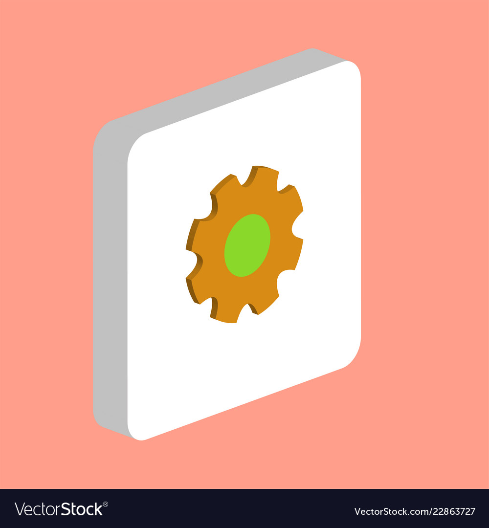 Gearwheel computer symbol