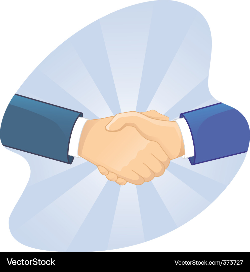 Handshake Royalty Free Vector Image - VectorStock