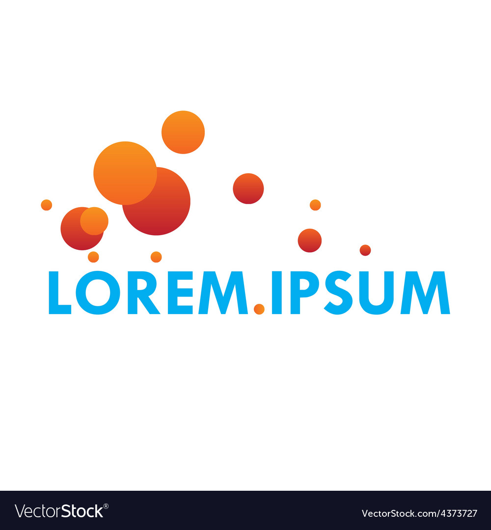 Logo with orange circles