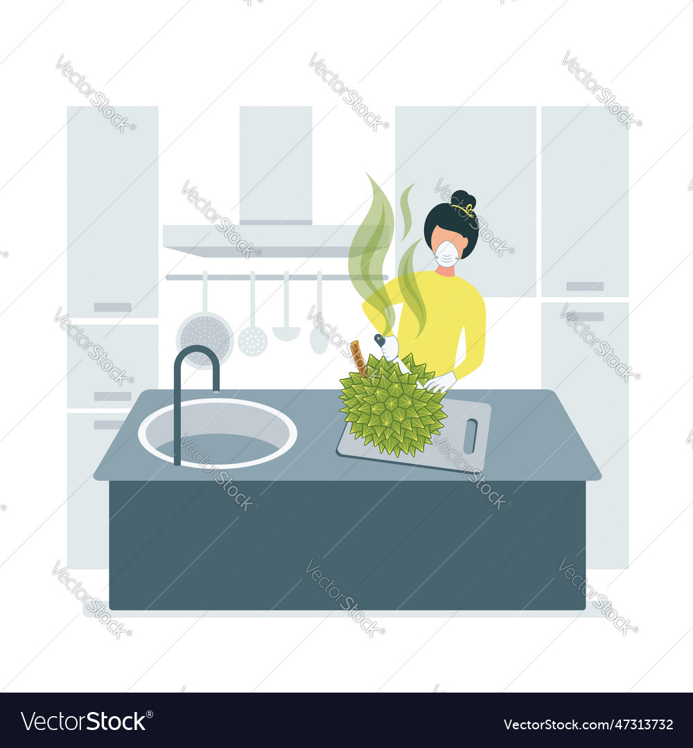 A woman in the kitchen