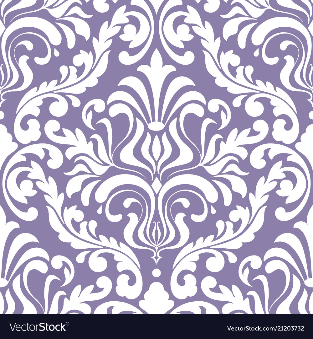 Damask seamless pattern element classical Vector Image