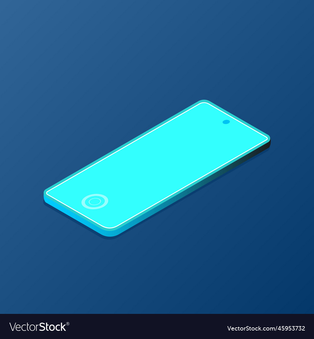 Modern Smartphone With Blank Screen Royalty Free Vector