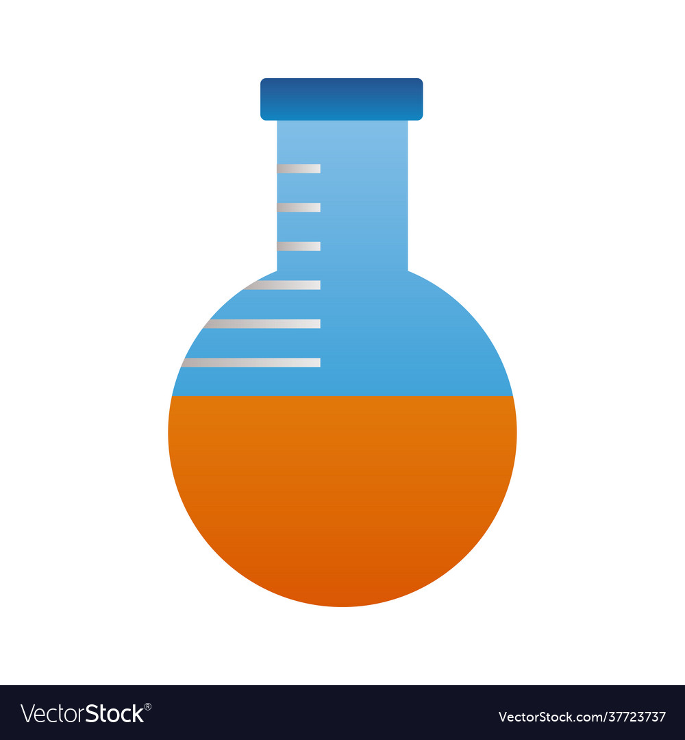 Orange tube test Royalty Free Vector Image - VectorStock