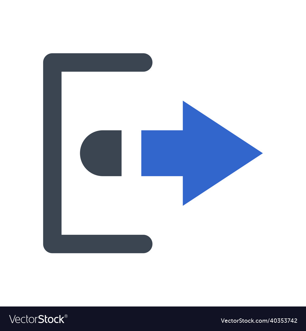 Exit arrow icon