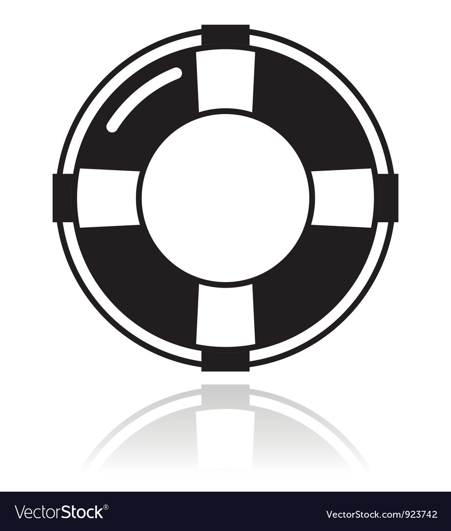 Help Life Belt Black Icon Royalty Free Vector Image Help Life Belt Black Icon Royalty Free Vector Image