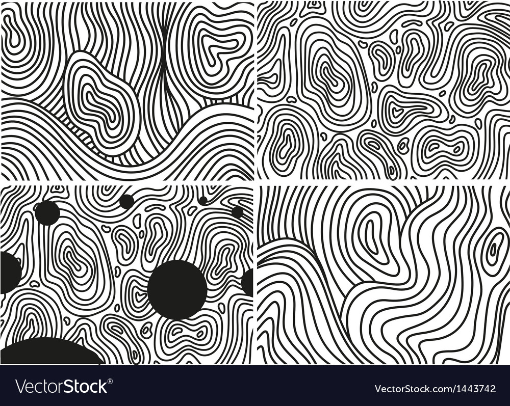 Seamless patterns with lines Royalty Free Vector Image