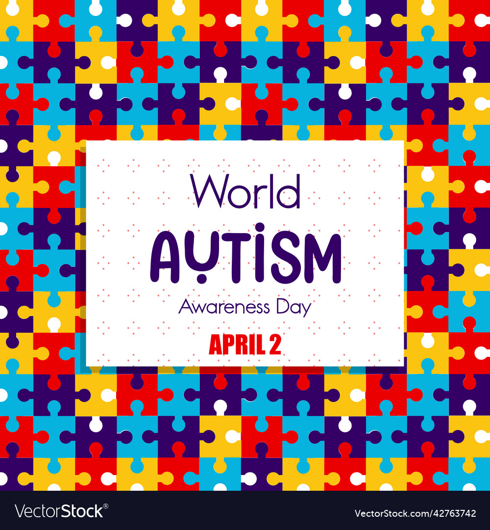 World autism awareness day banner design