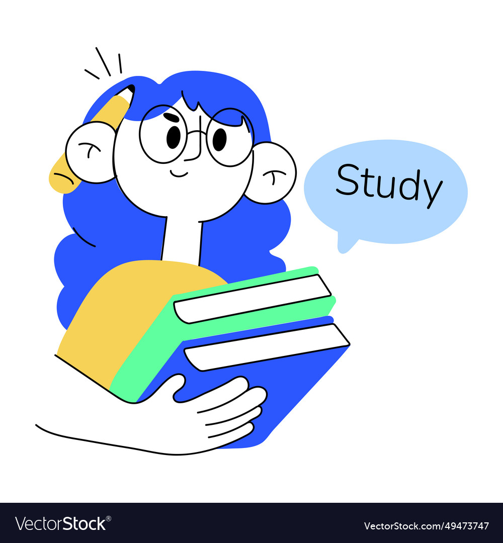 Study Books Royalty Free Vector Image Vectorstock Study Books Royalty Free Vector Image Vectorstock
