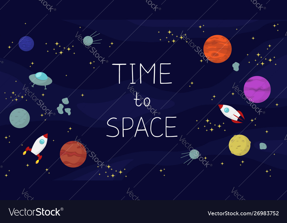 Spase background Royalty Free Vector Image - VectorStock