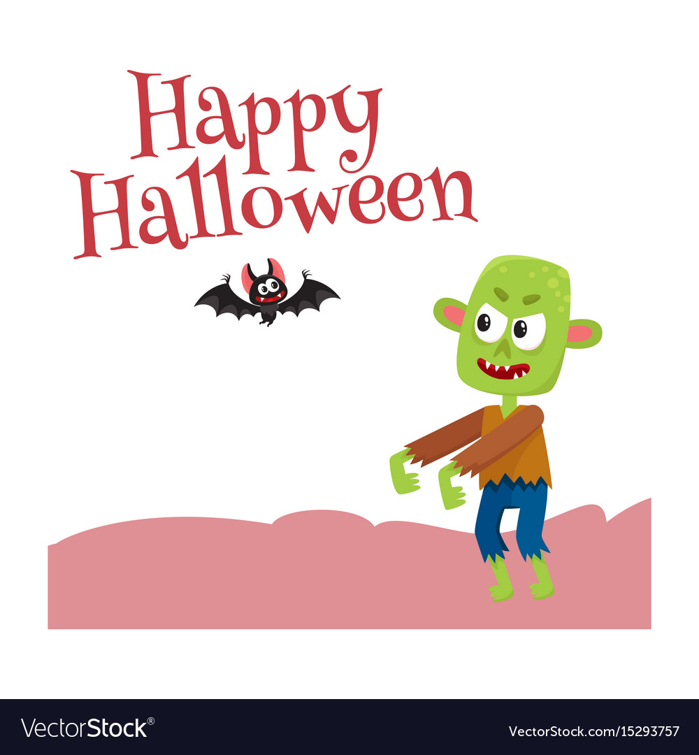 Happy halloween greeting card poster banner