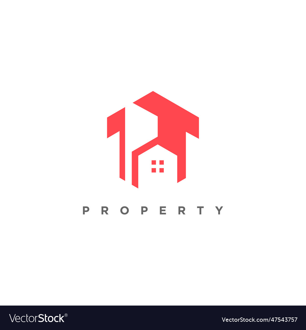 Real estate with modern creative logo design