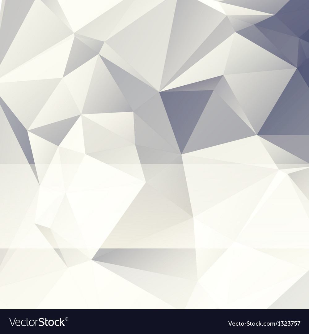 Triangular style paper abstract background Vector Image