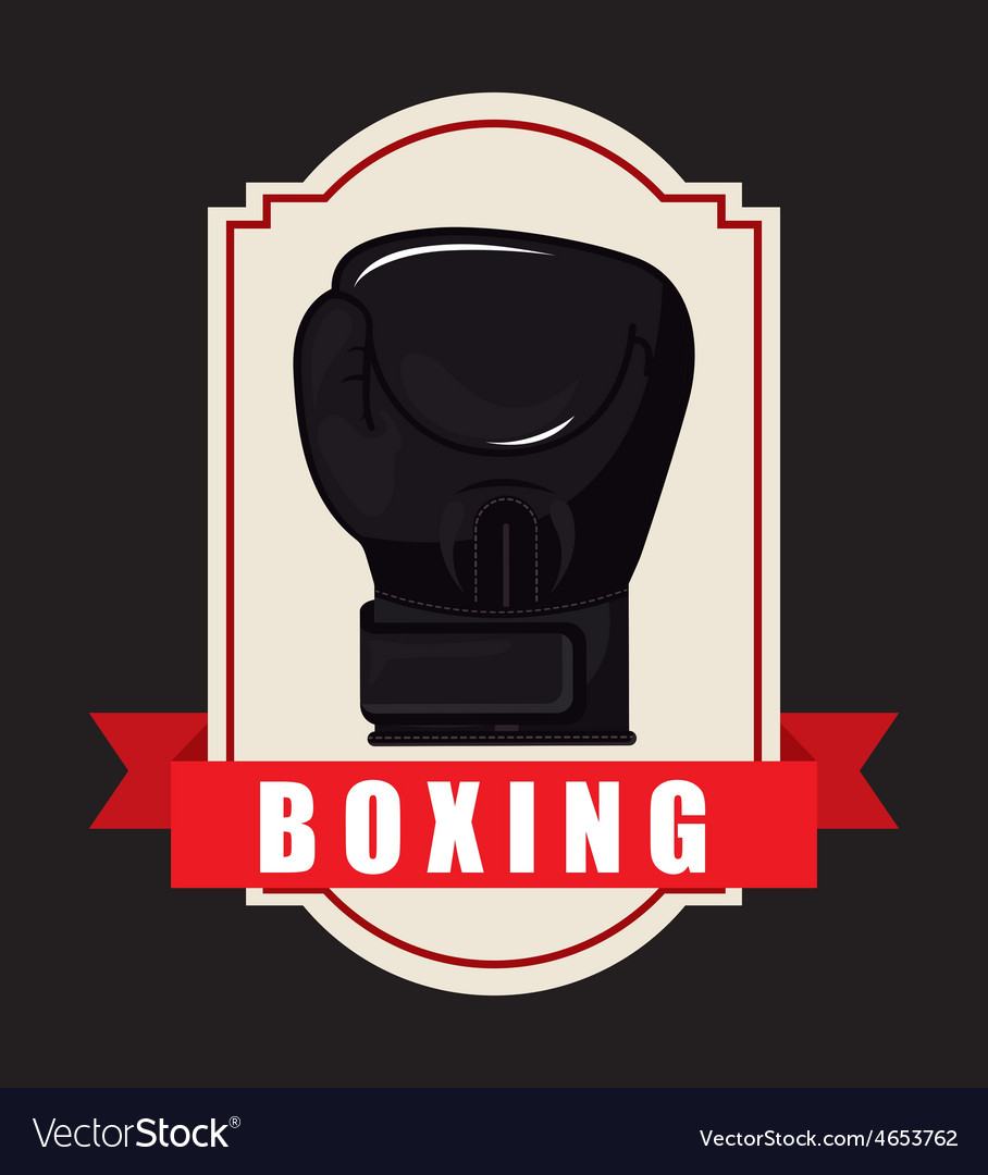 Boxing sport Royalty Free Vector Image - VectorStock