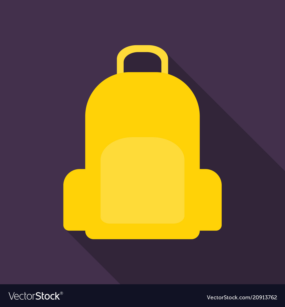 Colorful school backpack