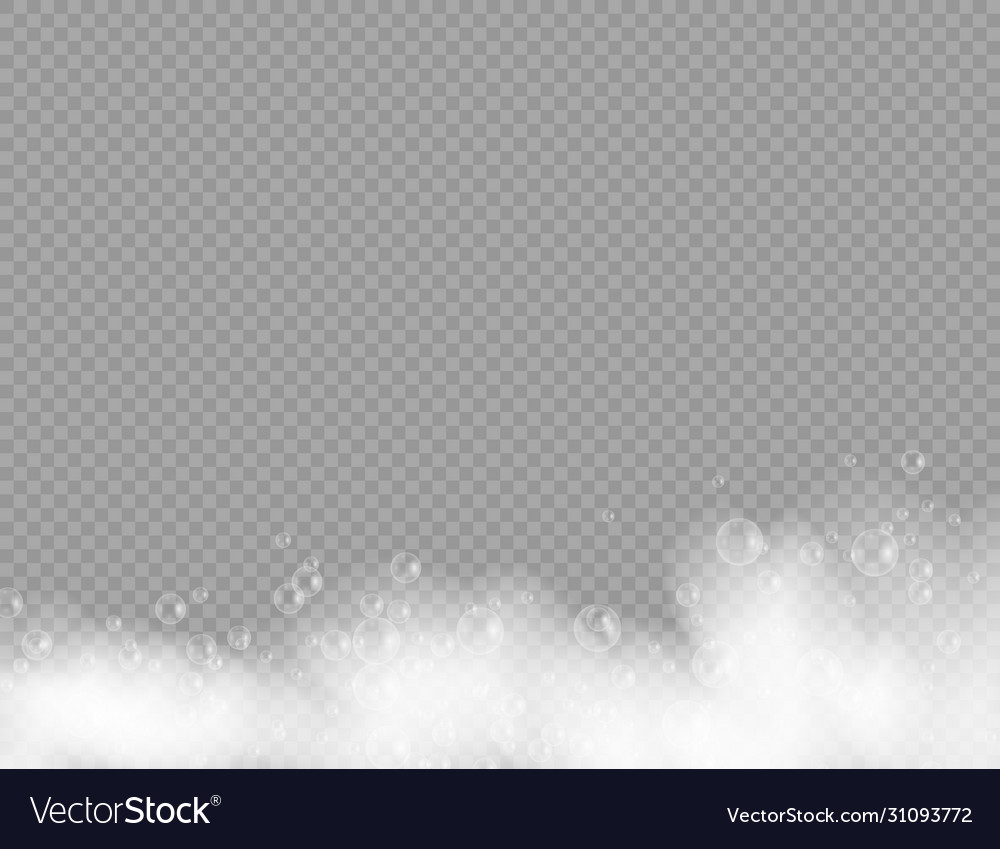 Bath foam bubbles Royalty Free Vector Image - VectorStock