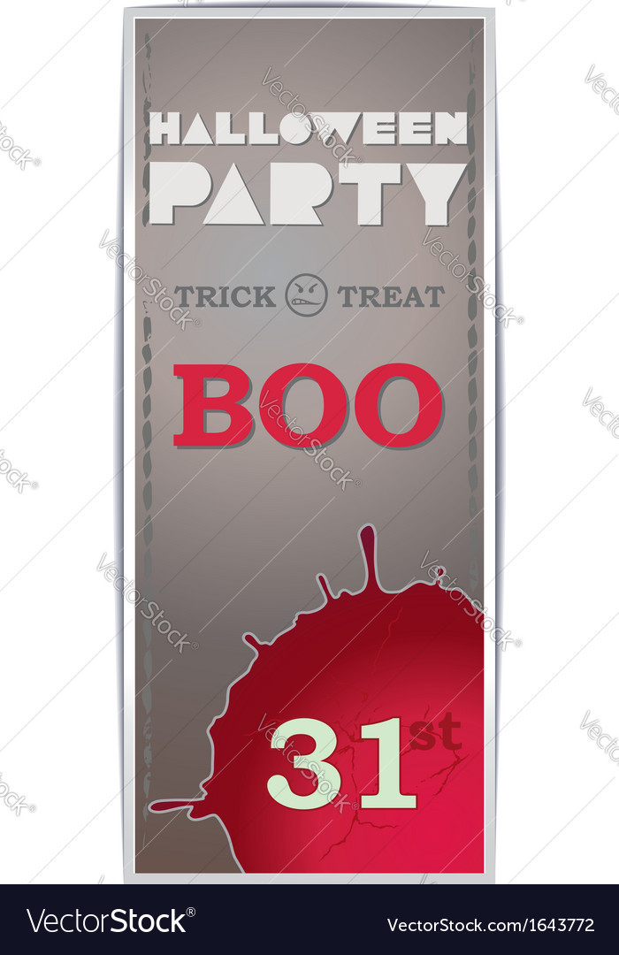 the grey vertical flyer halloween royalty free vector image