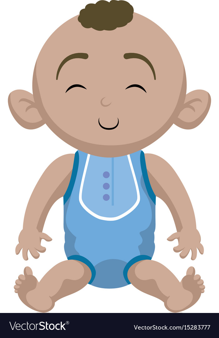 Cute baby cartoon Royalty Free Vector Image - VectorStock