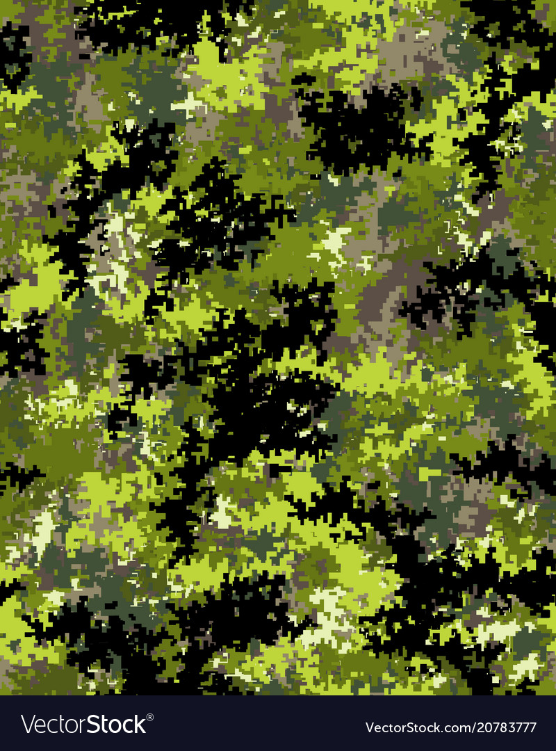 Digital fashionable camouflage pattern Royalty Free Vector