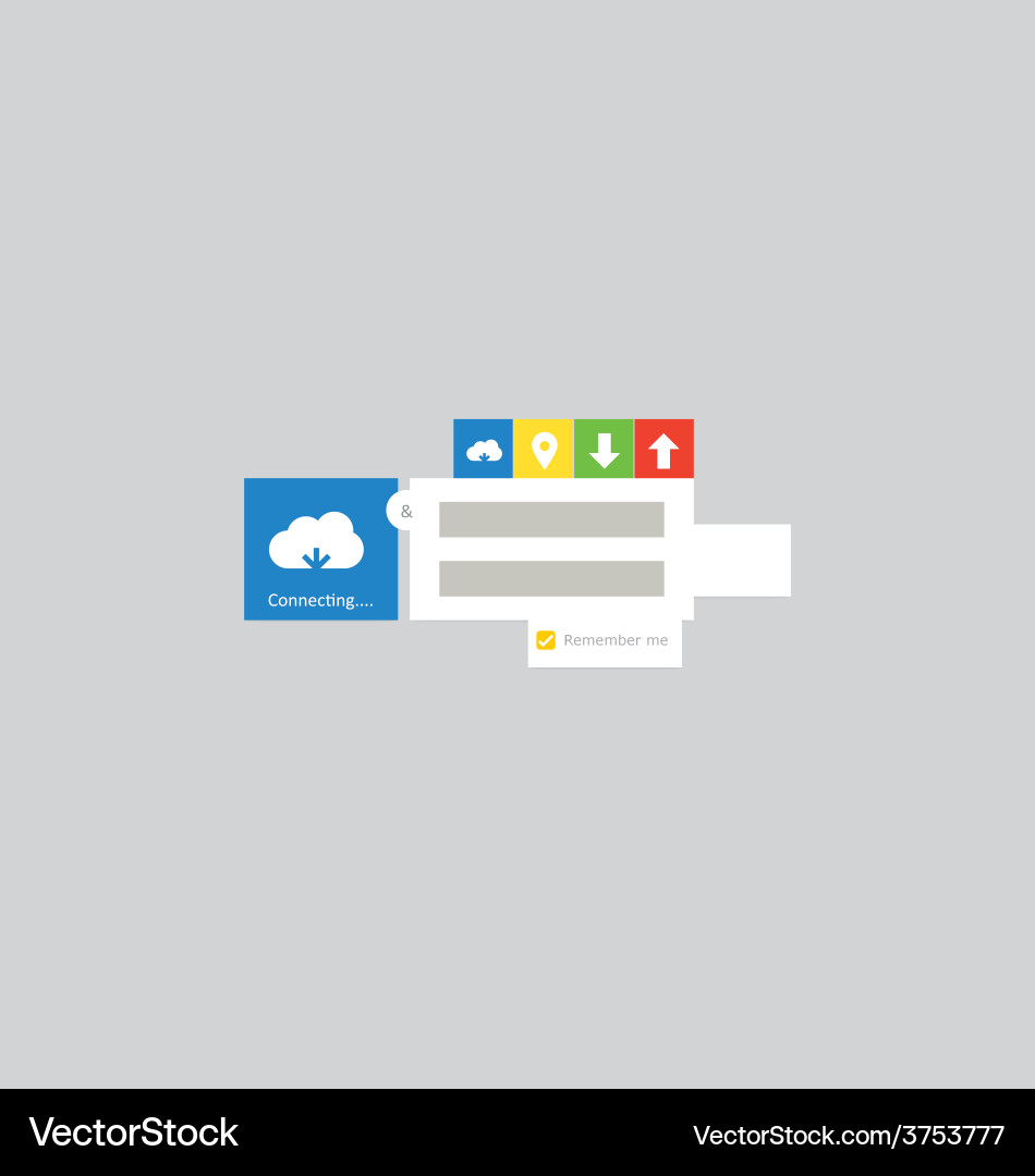 User login 37 Royalty Free Vector Image - VectorStock