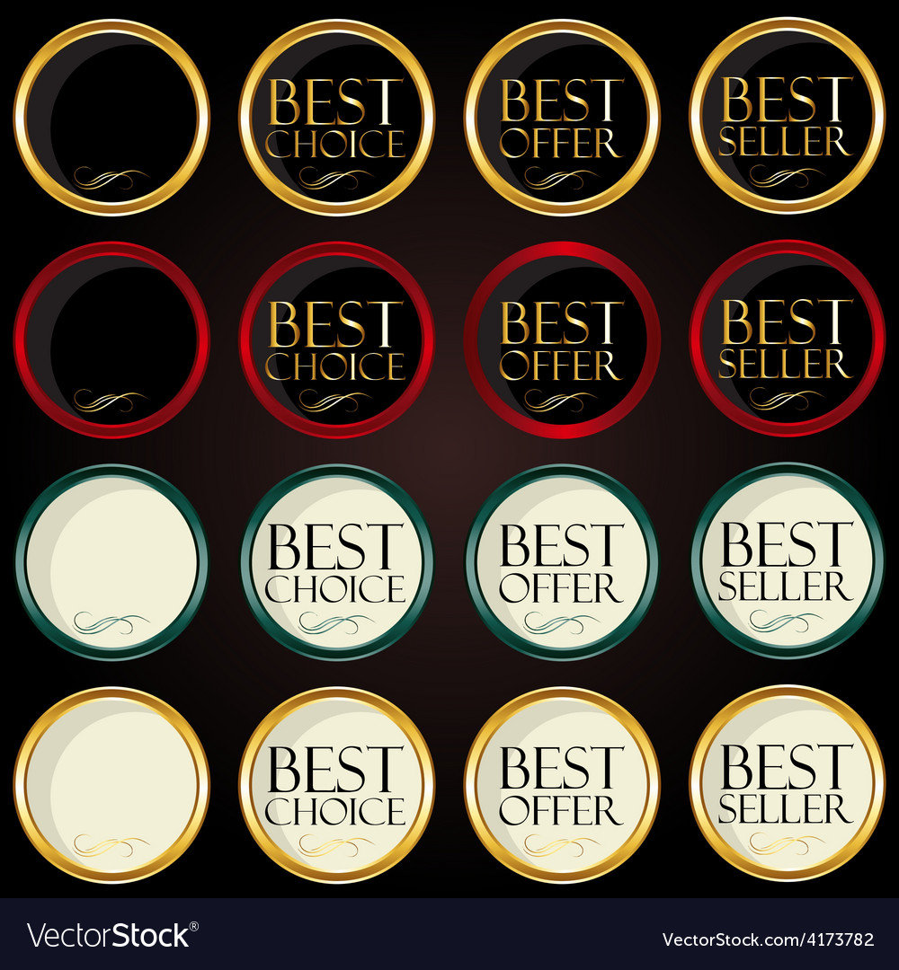 Bunte Kreis Metallic beste Preis Badge