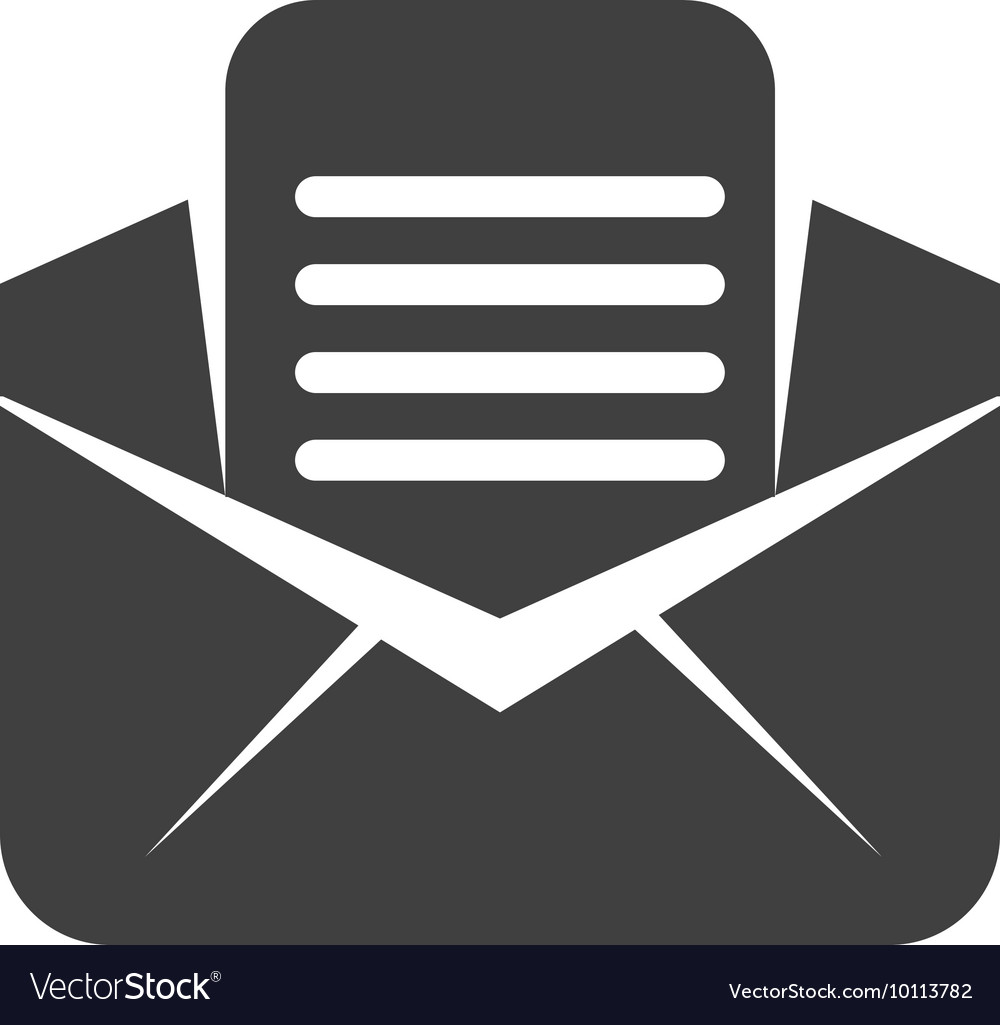 Envelope email message communication icon