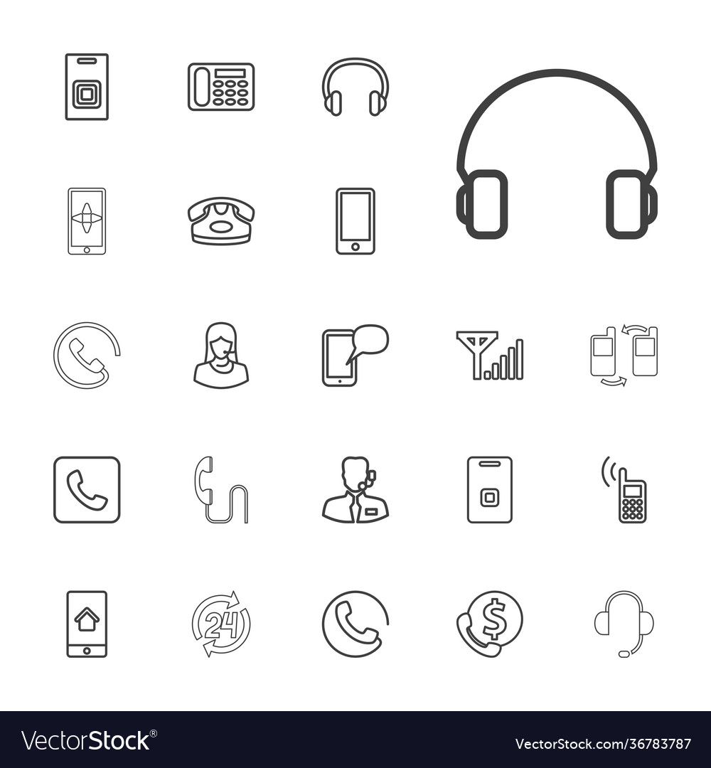 22 call icons