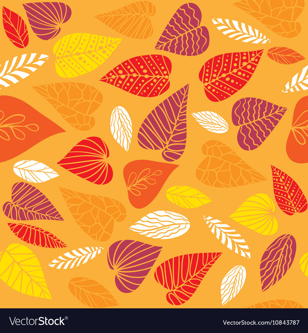 Autumn leaves pattern