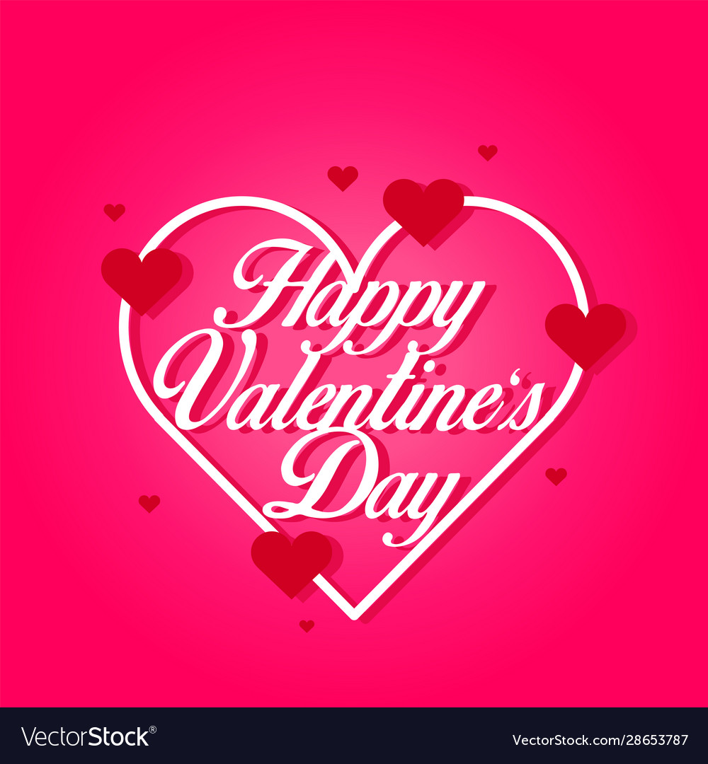 Happy valentines day Royalty Free Vector Image