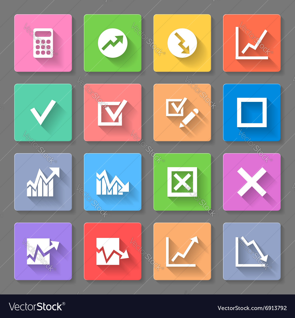 Icons Royalty Free Vector Image - VectorStock