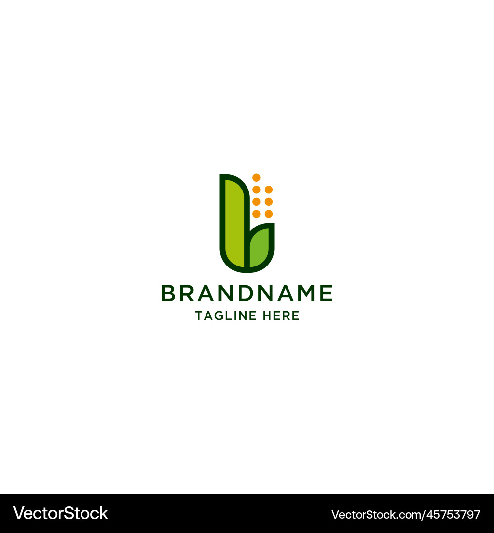 Corn logo icon design template Royalty Free Vector Image