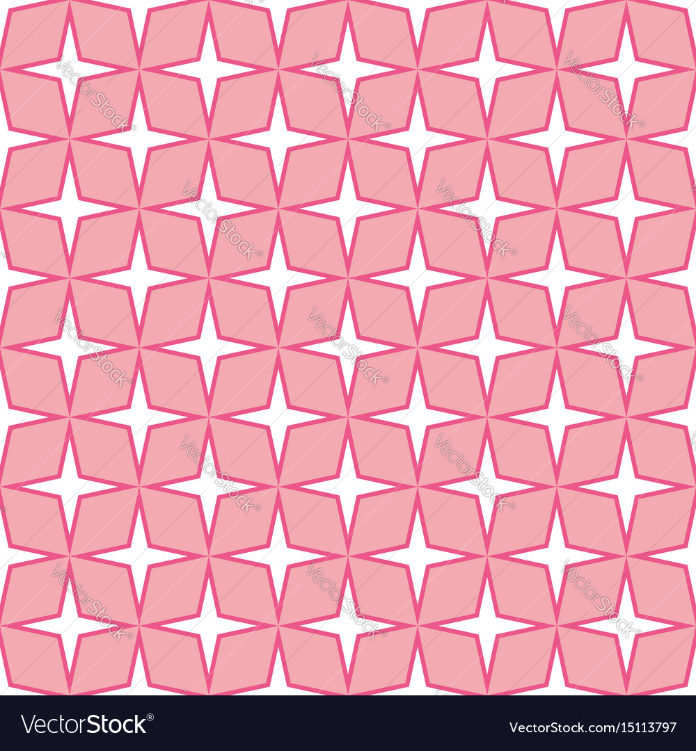 Stars shape pattern dark pink background