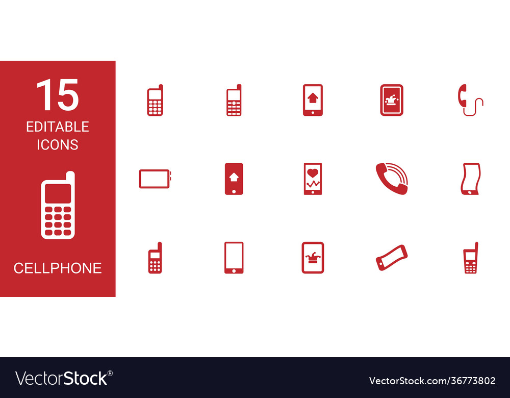 Cellphone icons