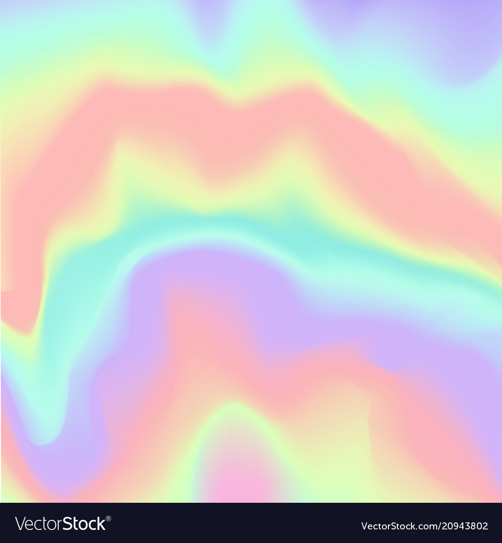 Holographic background blurred gradient Royalty Free Vector