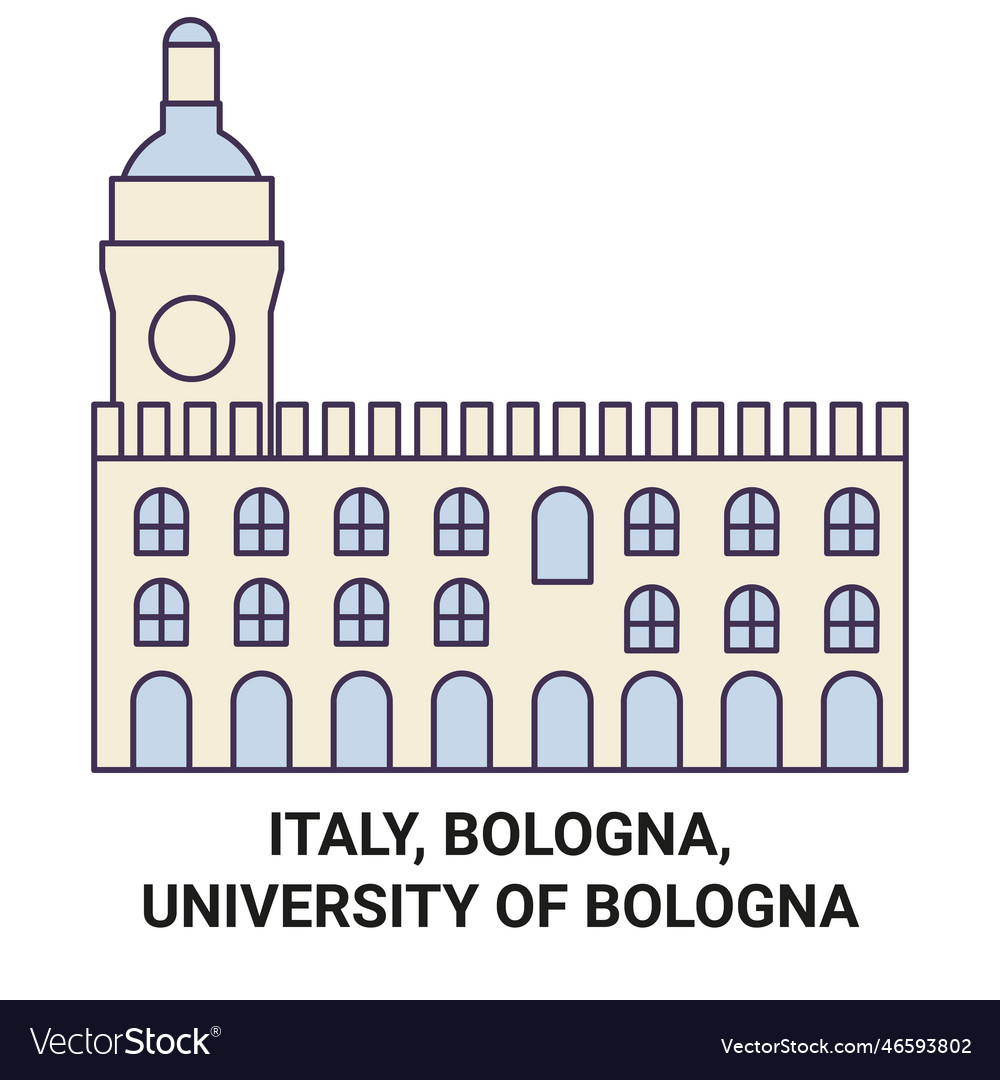 Italien bologna Universität der Reise