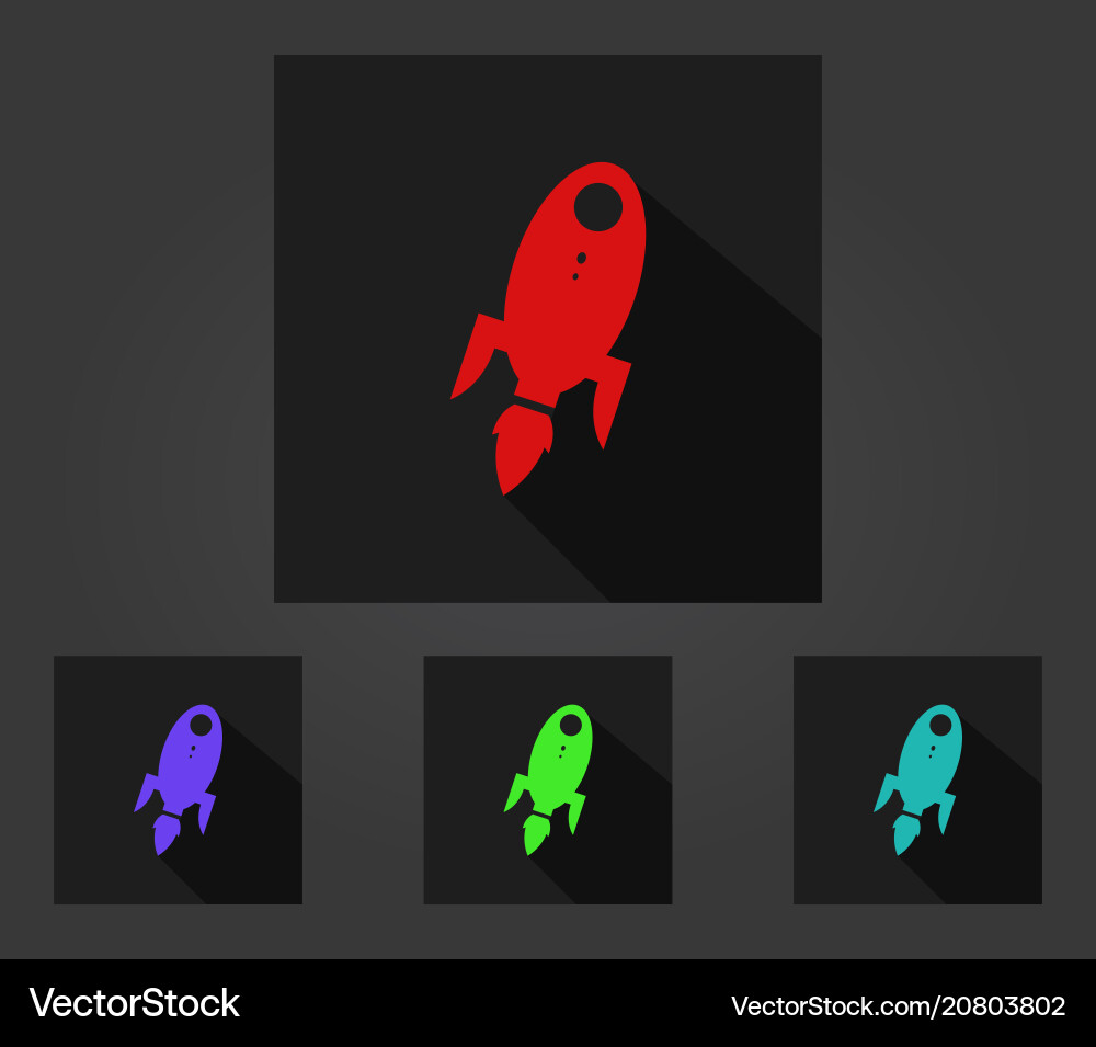 Rocket icon Royalty Free Vector Image - VectorStock