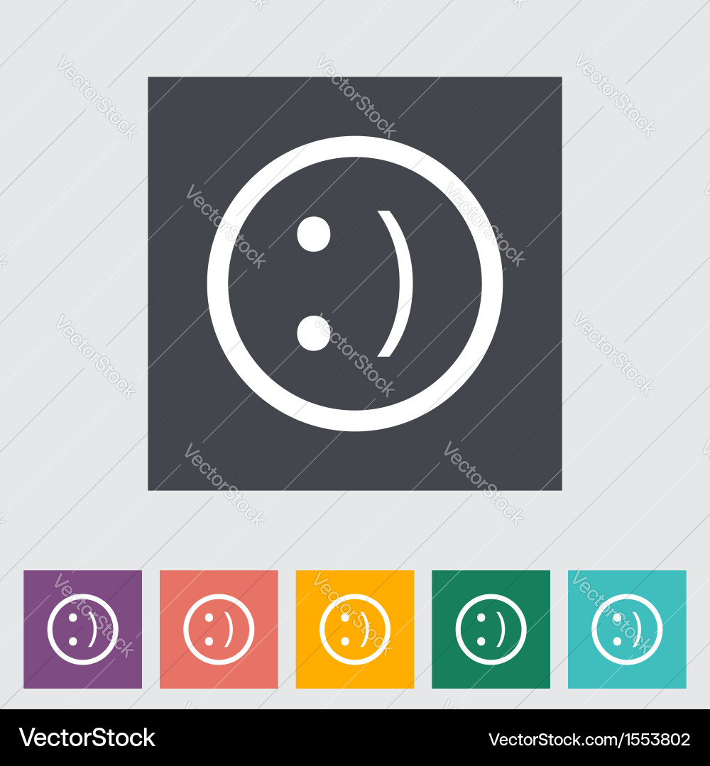 Smile icon Royalty Free Vector Image - VectorStock