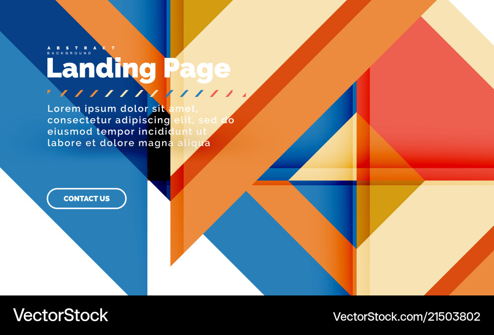Square shape geometric abstract background Vector Image